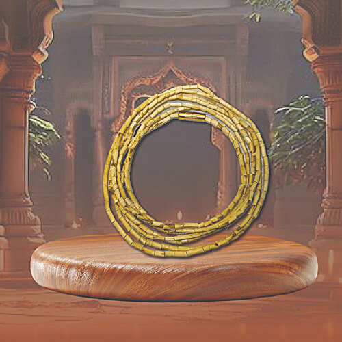 Pujashree Tulsi Kanthi Mala - Length 60 cm, 1 pc