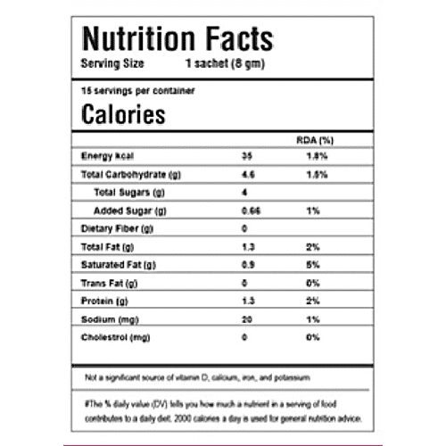 Chaayos Adrakh Elaichi Instant Tea Premix, 120 g (15 x 8 g each) Low Sugar