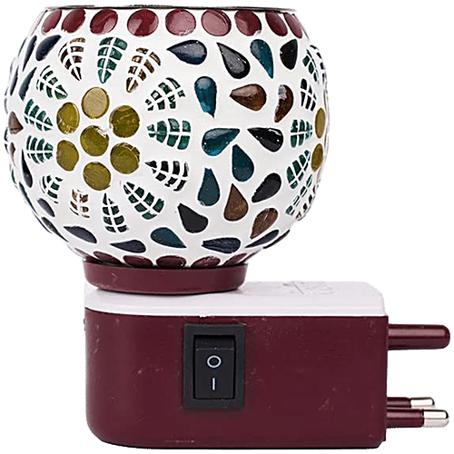 Prosperro Lumo  Kapoor Dani With Night Lamp Electric Camphor Burner - Aroma Diffuser, 1 pc  