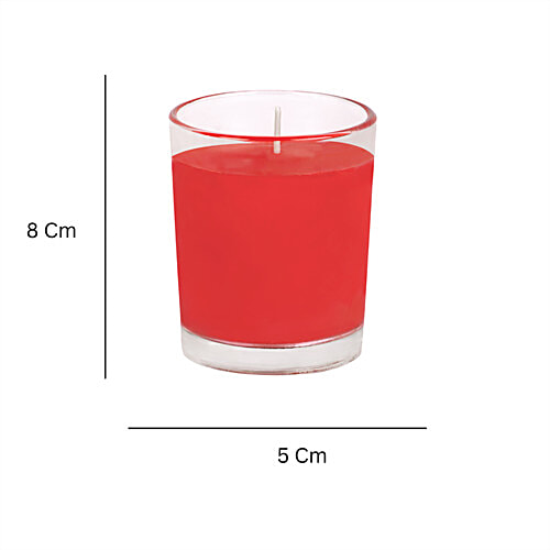 Prosperro Lumo Scented Candles In Votive Glass, 12 pcs