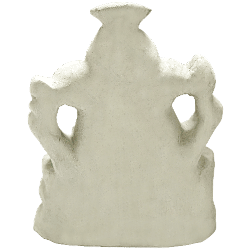 Mangal Bhavan Eco Friendly Plain Ganesha Idol - 22 cm, 1 pc