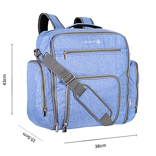 Newbuck Multipurpose Diaper Bag - Sky Blue, 19 L  