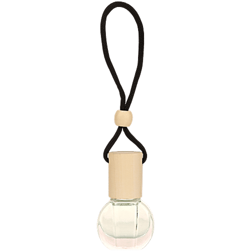 Lia Coral Blue Car Aroma Pod Hanging Air Freshener, 10 ml Lasts up to 30 Days, Spill Proof, Sleek & Compact Pod