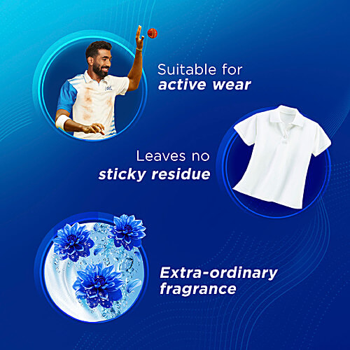 Surf Excel Matic Express Clean & Fresh Liquid Detergent, 830 ml Long-Lasting Fragrance, Leaves No Sticky Residue, Suitable For Active Wear