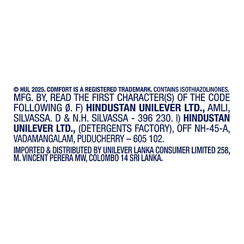 Comfort Mystique Perfume Deluxe, 1.8 L  Long Lasting, Anti-Fading, Retains Softness