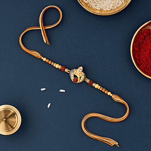 Daivya Sparsh by bigbasket Ganesha Sutra Premium Pendant Rakhi, 1 pc  Raksha Bandhan