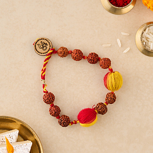 Daivya Sparsh by bigbasket Divya Rudraksha Rakhi, 1 pc  Raksha Bandhan