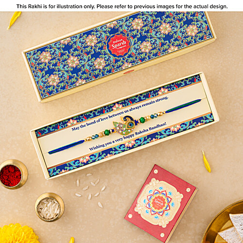 Daivya Sparsh by bigbasket Divya Rudraksha Rakhi, 1 pc  Raksha Bandhan