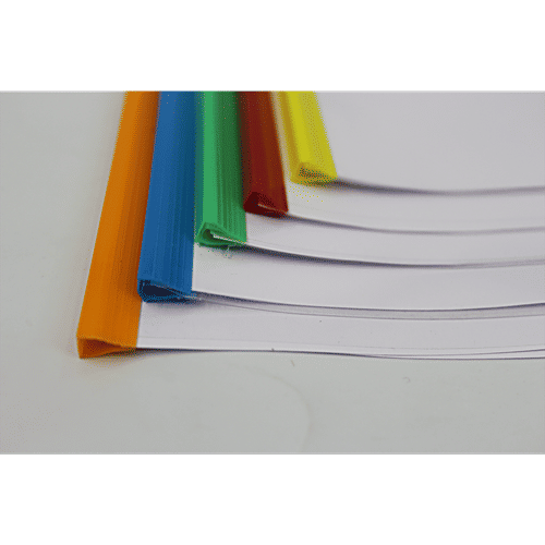 Saya A4 Strip File Folder - Transparent, 5 pcs  Transparent Sliding Bar Organizer for Papers Reports & Resumes