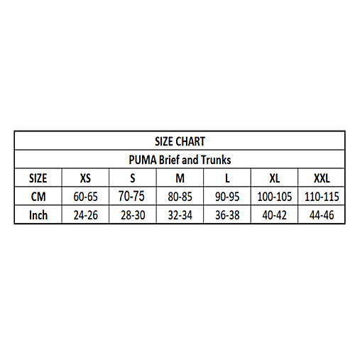 Puma Men's Bamboo Trunk - Black & White, 1 pc (Size - XL) Soft & Breathable Fabric, Perfect for Everyday Wear