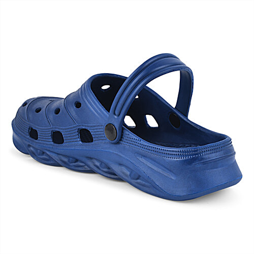 Paragon Men Casual & Comfortable Clogs - Navy Blue, 1 Pair (UK/IND - 9)
