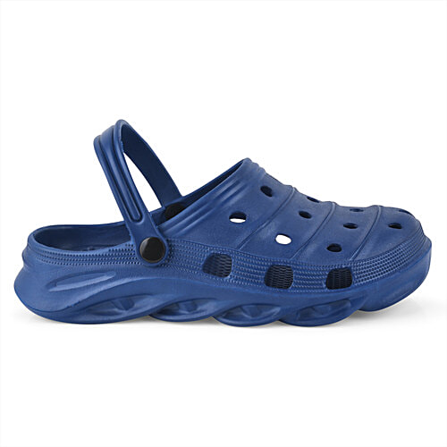 Paragon Men Casual & Comfortable Clogs - Navy Blue, 1 Pair (UK/IND - 9)