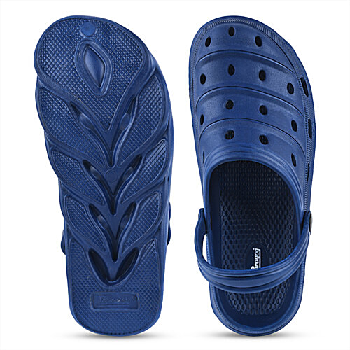 Paragon Men Casual & Comfortable Clogs - Navy Blue, 1 Pair (UK/IND - 9)
