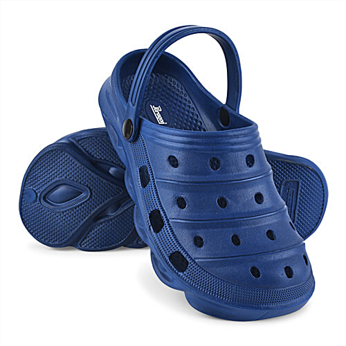 Paragon Men Casual & Comfortable Clogs - Navy Blue, 1 Pair (UK/IND - 9)