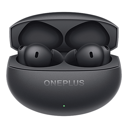 OnePlus OnePlus Buds 4 TWS Earbuds with Adaptive Noise Cancellation (IPX55 Water Resistant, Dual Dynamic Drivers, Storm Grey), 1 Unit  Smart Touch Controls, Quick Charging