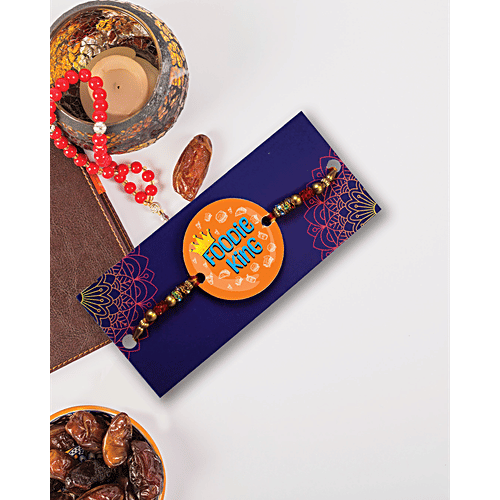 Mad Over Print Foodie King Rakhi, 1 pc  Foodie, Rakhi
