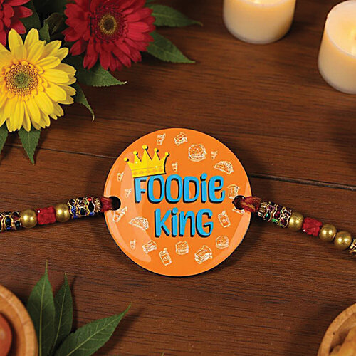 Mad Over Print Foodie King Rakhi, 1 pc  Foodie, Rakhi