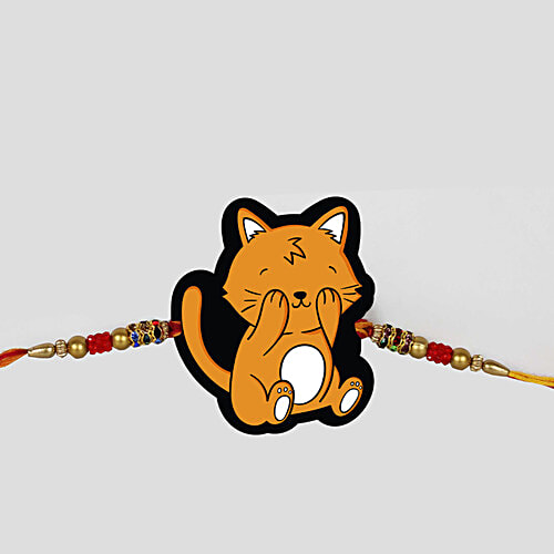 Mad Over Print Cat Pet Rakhi, 1 pc Cat Rakhi, Pet Rakhi, Cat