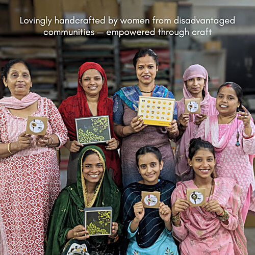 Gulmeher Handcrafted Chandan Phool Rakhi, 1 pc For Brother, Bhaiya, Bhai