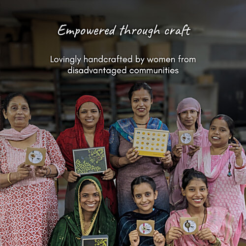 Gulmeher Handcrafted Neel Phool Rakhi, 1 pc For Brother, Bhaiya, Bhai