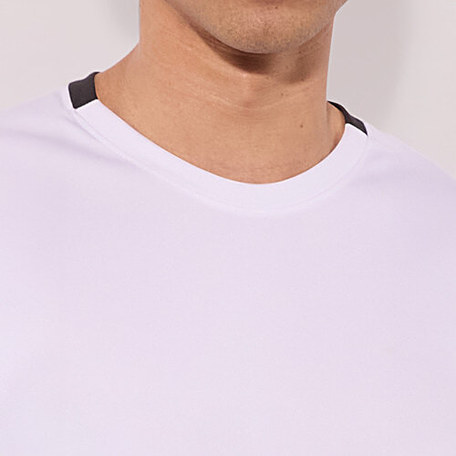 Hoversoul Men's White Polyester Active Regular Fit T-Shirt, 1 pc (Size - S)