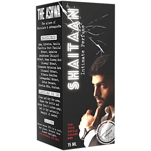 Shaitaan The Ashwa Intimate Perfume - Chocolate & Ashwagandha, 15 ml