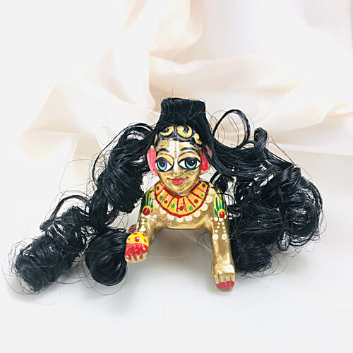 Melukhha Laddu Gopal With Curly Hair - 0-4, 1 pc  