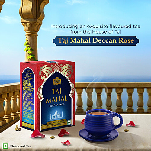 Taj Mahal Deccan Rose Flavoured Tea, 250 g Rich & Flavourful