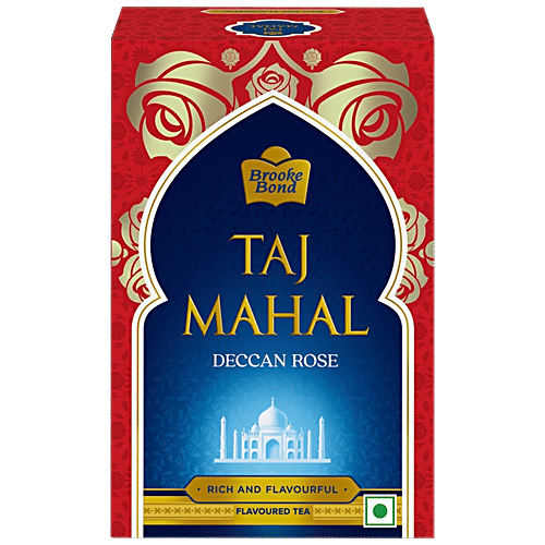 Taj Mahal Deccan Rose Flavoured Tea, 250 g Rich & Flavourful