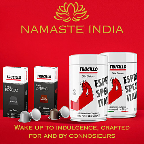 Trucillo IL Mio Espresso Arabica Coffee Capsule, 50 g (10x5 g) Compatible Nespresso Machine Capsules, Ground Coffee