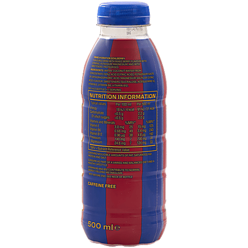 PRIME FCB Hydration Goalberry Drink, 500 ml  