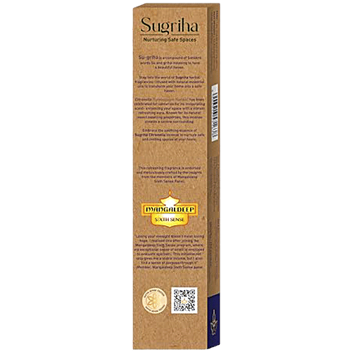 Mangaldeep Citronella Agarbatti Sticks, 40 pcs Mosquito Repellant Incense Sticks