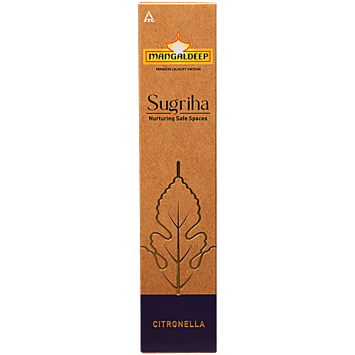 Mangaldeep Citronella Agarbatti Sticks, 40 pcs Mosquito Repellant Incense Sticks