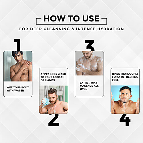 Bravado Fresh Kick Body Wash For Men, 200 ml  Deep Cleansing with Soft & Refreshed Skin, Suitable for All Skin Types, With Bioflavonoids/Broccoli/Aloe/Black Oat Extract & Lecithin