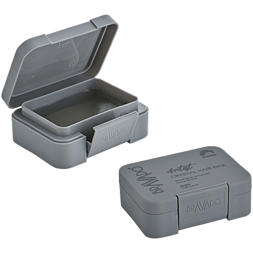 Bravado Artist Strong Hold Crystal Hair Wax For Men, 75 g  Natural Shine, Easy to Re-style, Nourishes & Moisturises Hair