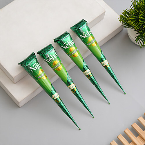 Neha Herbals Mehendi Cone, 100 g (4x25 g)