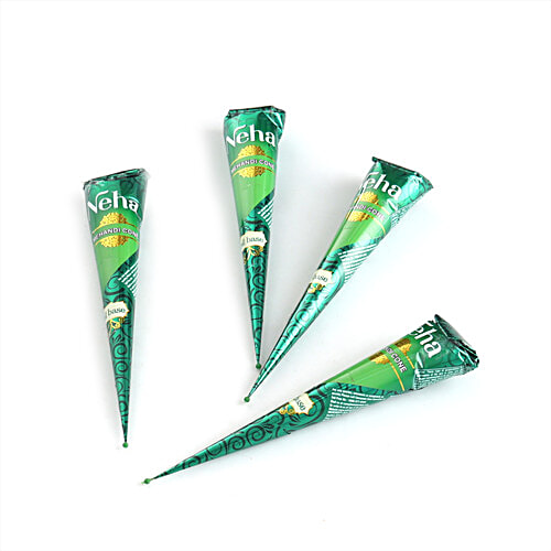 Neha Herbals Mehendi Cone, 100 g (4x25 g)