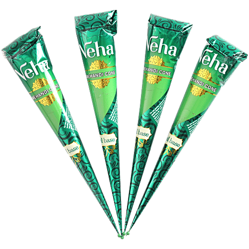 Neha Herbals Mehendi Cone, 100 g (4x25 g)