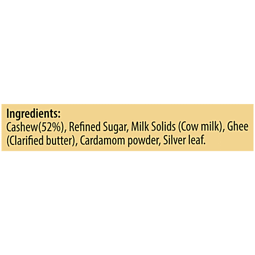 Gowardhan Khushiya Kaju Katli, 200 g  Made With Gowardhan Ghee