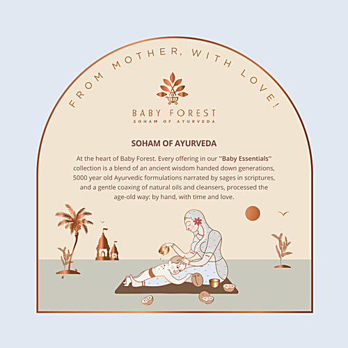 Baby Forest Narial Tailam Organic Cold Pressed Coconut Oil, 200 ml