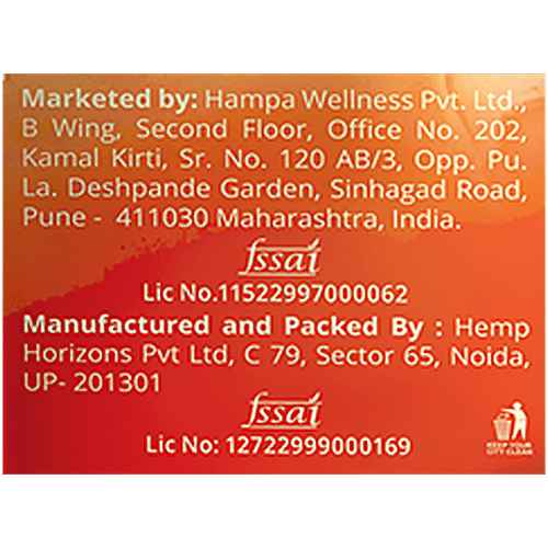 Hampa Nutrition Roasted Hemp Hearts With Chipotle, 100 g  Wholesome Nutrition, Edestin Protein, Omega 3+6+9, Dietary Fibres