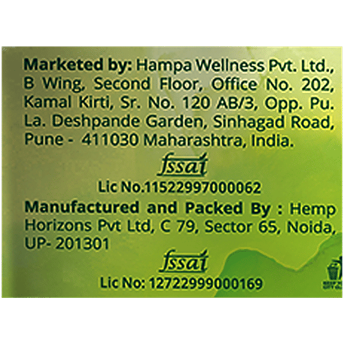 Hampa Nutrition Roasted Hemp Hearts With Sweet Lime, 100 g  Wholesome Nutrition, Edestin Protein, Omega 3-6+9 in Golden Ratio, Dietary Fitres