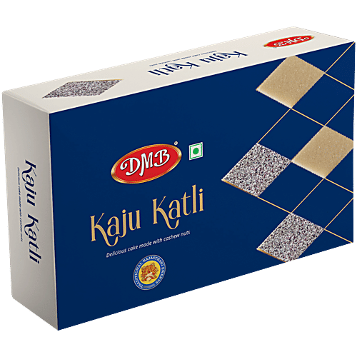 DMB Kaju Katli, 200 g  Delicious Cake Made with Cashew Nuts, Timeless Favourite for All Ages