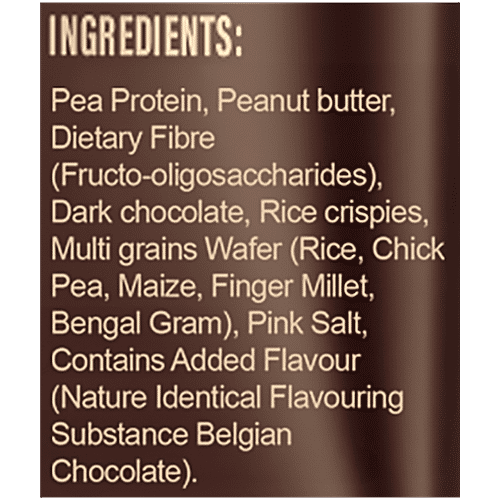Green Protein Crave Chocolate Peanut Butter Protein Snack Bar, 50 g  No Added Sugar