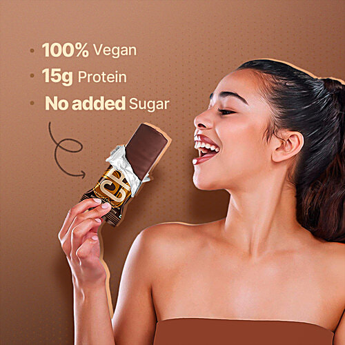 Green Protein Crave Chocolate Peanut Butter Protein Snack Bar, 50 g  No Added Sugar