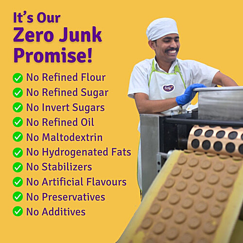 Early Foods Dryfruits & Seeds Millet Jaggery Cookies, 86 g  No Maida, No Refined Sugar, No Additives