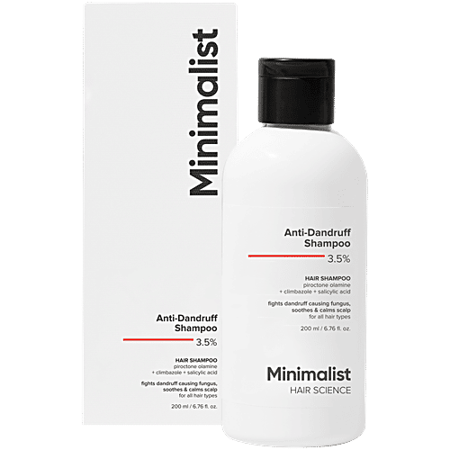 Minimalist Anti-Dandruff Shampoo 3.5%, 200 ml Soothes & Calms the Scalp