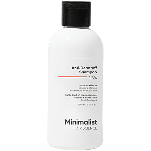 Minimalist Anti-Dandruff Shampoo 3.5%, 200 ml Soothes & Calms the Scalp