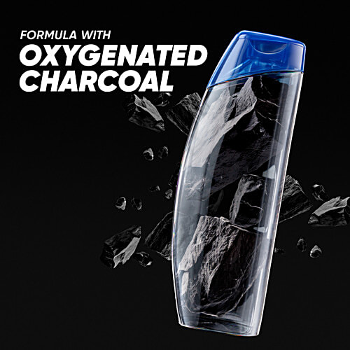 Head & Shoulders Deep Cleanse Anti-Dandruff Shampoo With Oxygenated Charcoal, 340 ml For Oily Scalp