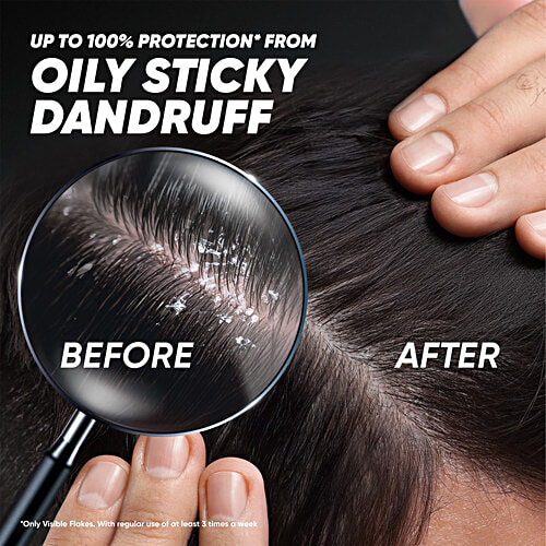 Head & Shoulders Deep Cleanse Anti-Dandruff Shampoo With Oxygenated Charcoal, 340 ml For Oily Scalp